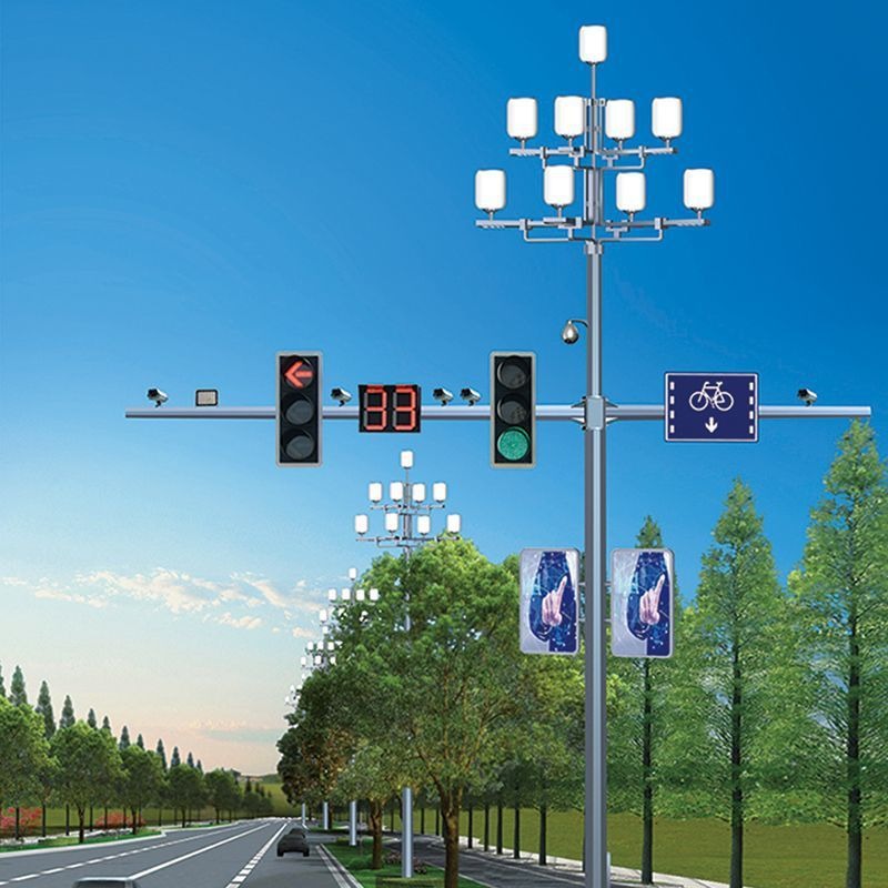 多功能共杆交通安全信号灯标志杆标志牌灯杆多功能共杆合杆多杆合一