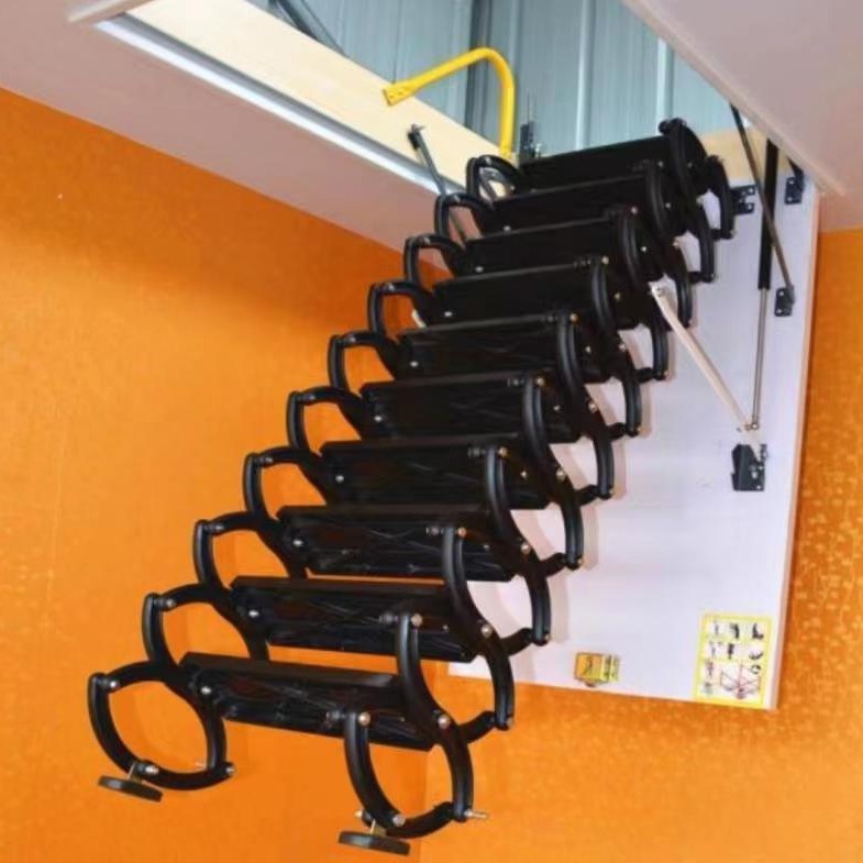 阁楼自动楼梯 简易楼梯阁楼质量保证 唯佳伸缩楼梯加工厂 Mitsubishi/三菱图片
