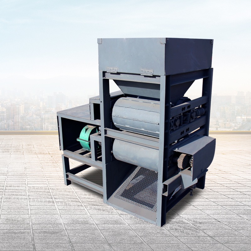 废弃铁铝易拉罐的回收再利用 自动易拉罐压扁机 废品收购站常用设备 北泽杨压扁机