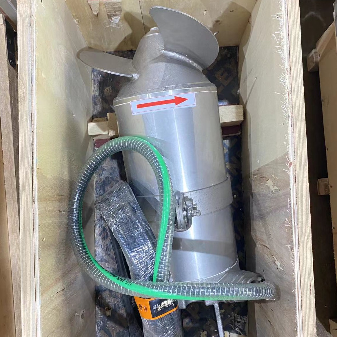 缺氧池不锈钢潜水搅拌机2.5/8-400/3-740成套设备