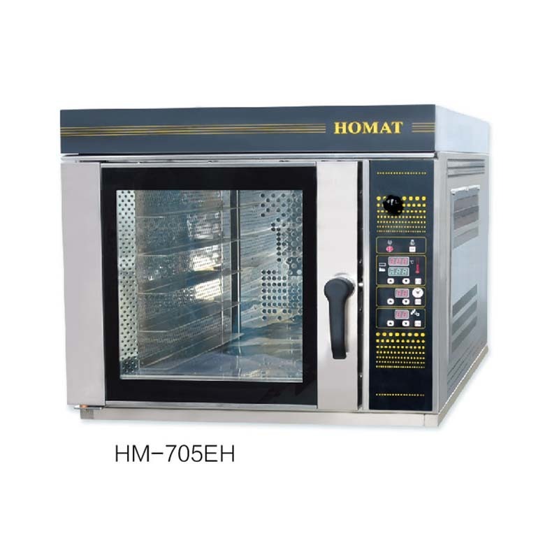 好麦热风炉商用 HM705E台式5盘烤炉 酥皮面包泡芙 热风循环炉图片