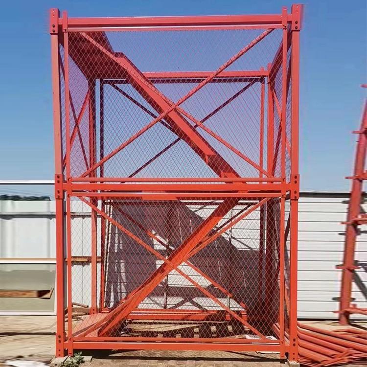 箱式梯笼 宇鑫 拼装式安全梯笼 桥梁施工安全梯笼