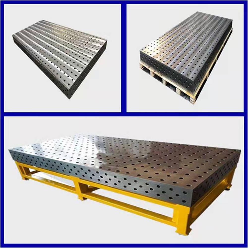 多孔焊接平台 三维柔性平台厂家 钢制二维平板工作台 宝都工量具