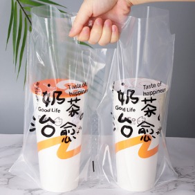 福升塑料包装 外卖包装袋 奶茶包装袋 烘培包装袋打包袋图片