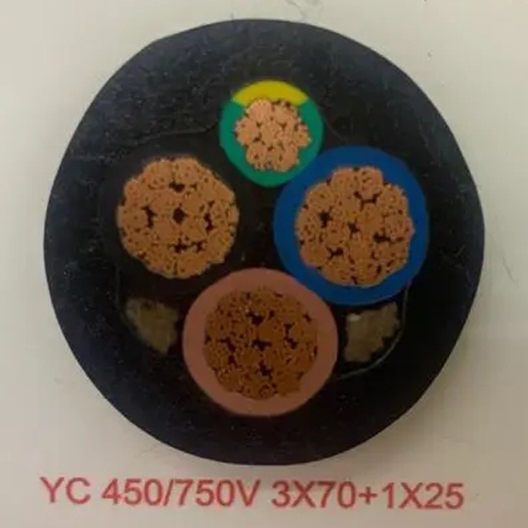 YC橡胶电缆 通用橡套软电缆 小猫牌 YCP屏蔽橡套电缆