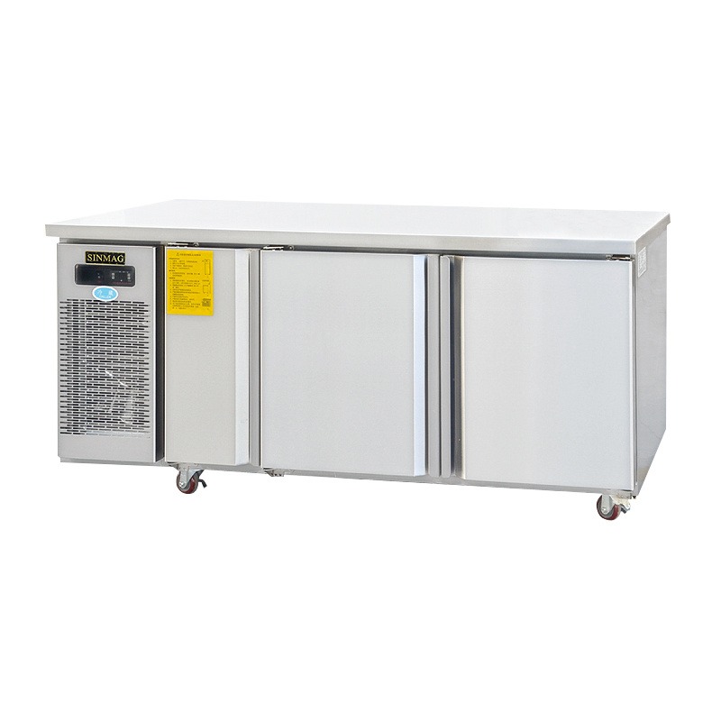 SINMAG无锡新麦冷藏工作台冰箱商用厨房平冷冷藏冷冻保鲜操作台
