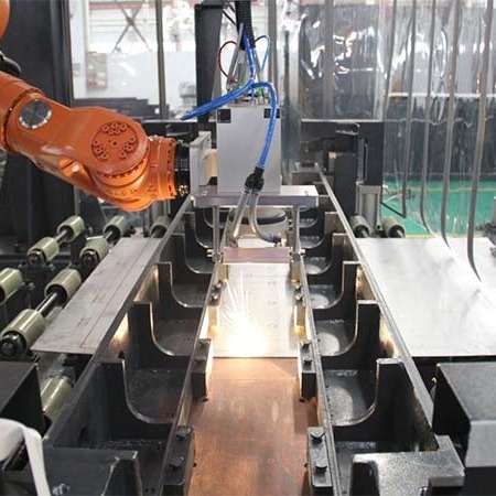 焊接生产线 自动焊接机器人生产线 自动焊接设备生产线 焊接机器人工作站 青岛赛邦