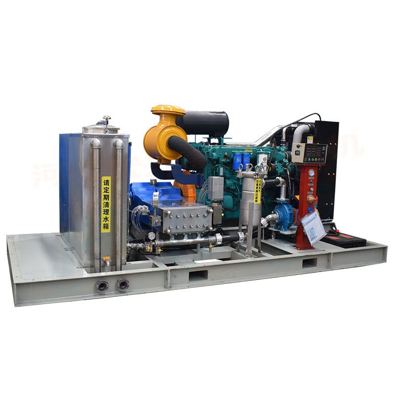 凝汽器蒸发器除垢高压清洗机设备 1500公斤进口高压泵