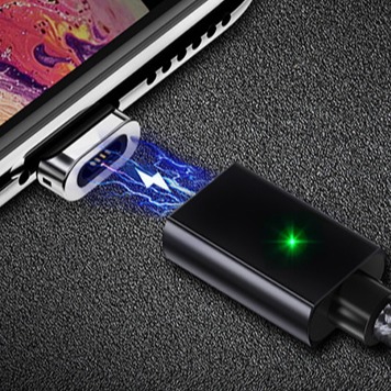 海壳3A磁吸数据线三合一typec USB线快充适用华为苹果手机 车载充电线图片