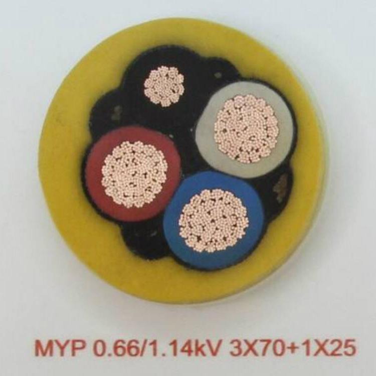 矿用移动橡套电缆MYP-0.66/1.14 3*50+1*16