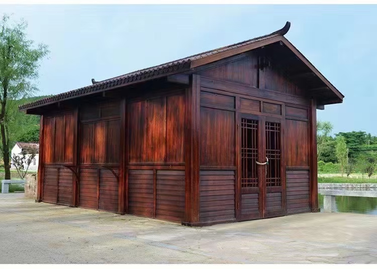 贵州国内杉木中式木屋  中式别墅 中式装修木雅  按图定制图片