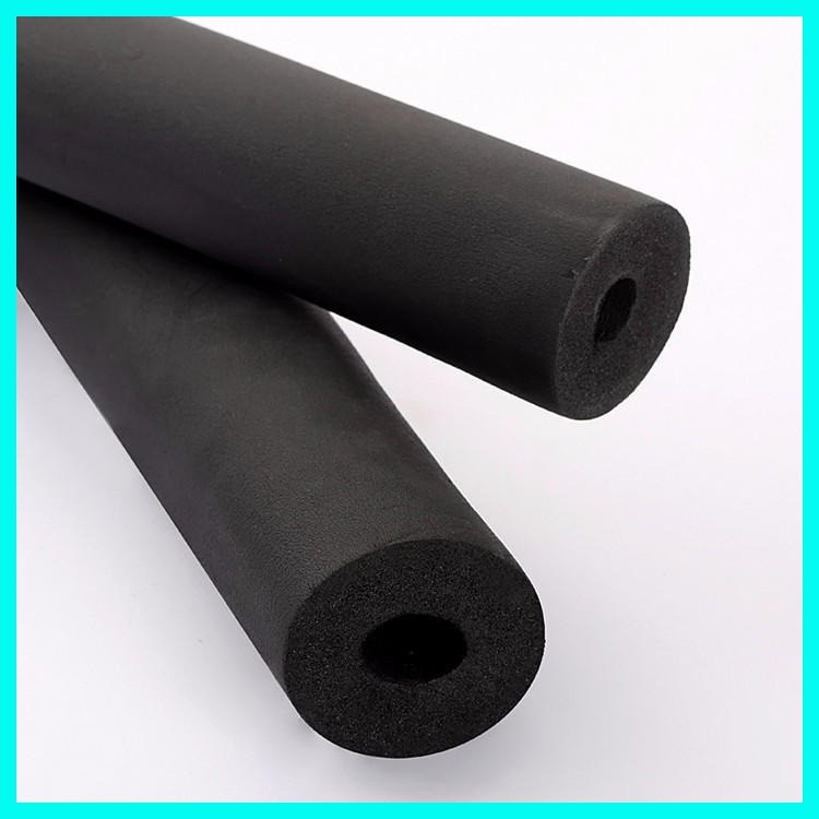 光面橡塑工程管 阻燃橡塑管 澳洋 20mm黑色保温橡塑管