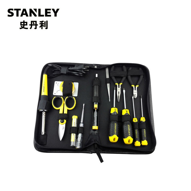 史丹利工具14件电子维修组套家用五金工具水电工维修工具37-014-23C   STANLEY工具