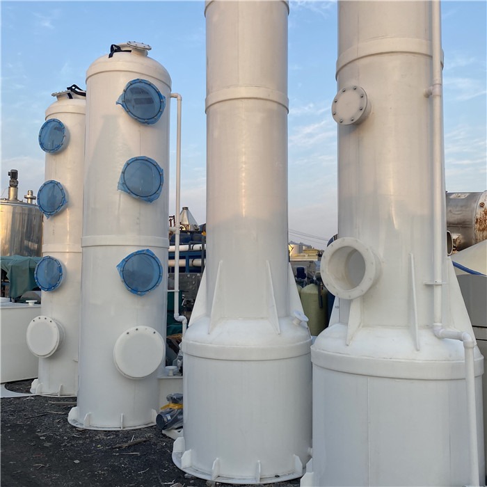 喷淋塔 PP喷淋塔 尾气吸收设备 万兴定做出售 填料喷淋塔 废气吸收