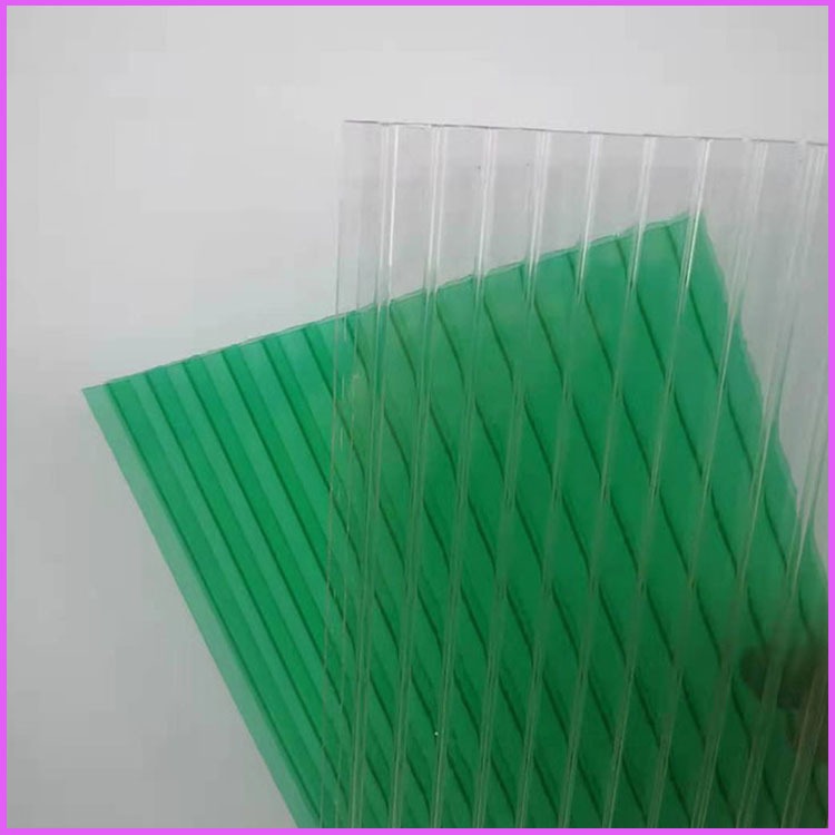 桂林透明温室阳光板 8mm三层卡布隆版 蜂窝形PC中空板
