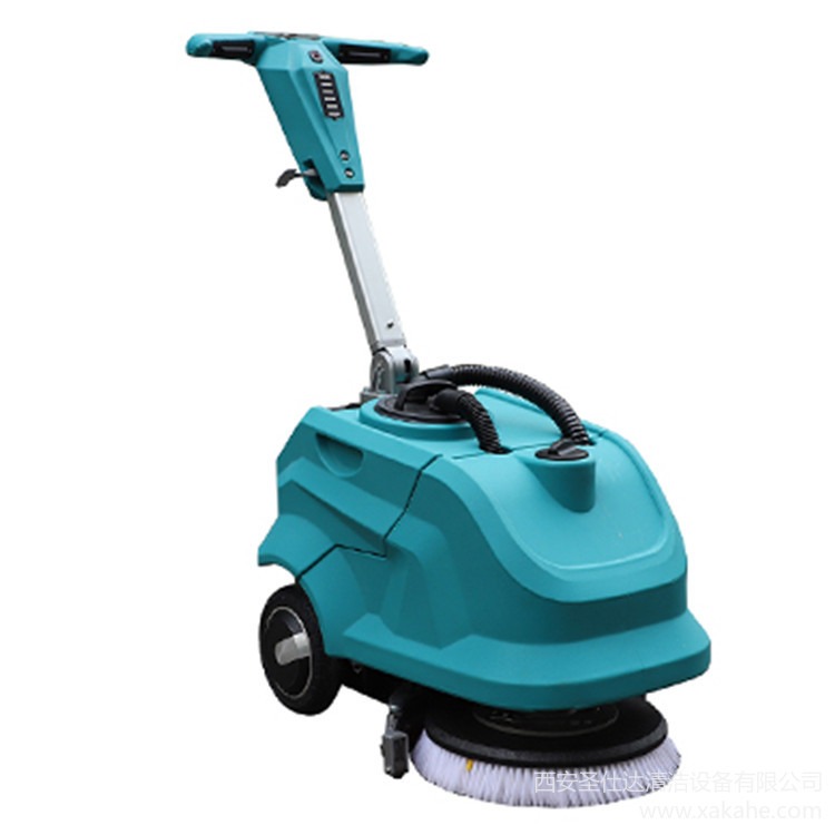 特沃斯小型洗地机T15,TVX洗地吸干机,全自动电动刷地机图片