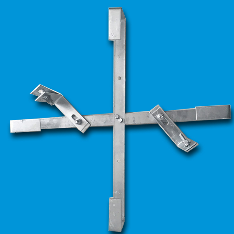 电力线路金具厂家ADSS/OPGW光缆用留置架墙挂式十字架