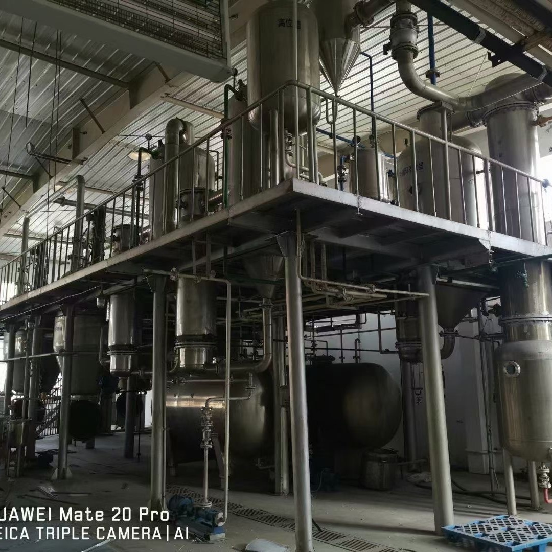二手降膜蒸发器 多效蒸发器  宝龙转让6吨钛材降膜蒸发器 浓缩蒸发器回收