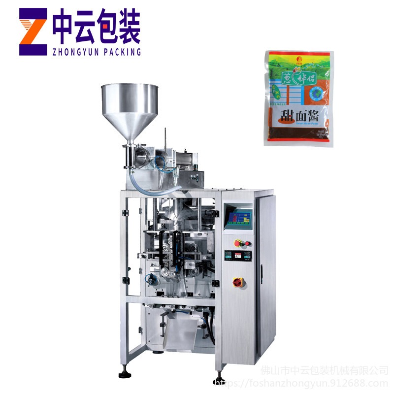 浓缩汤汁液体包装机 自动化定量石锅拌饭酱灌装机械
