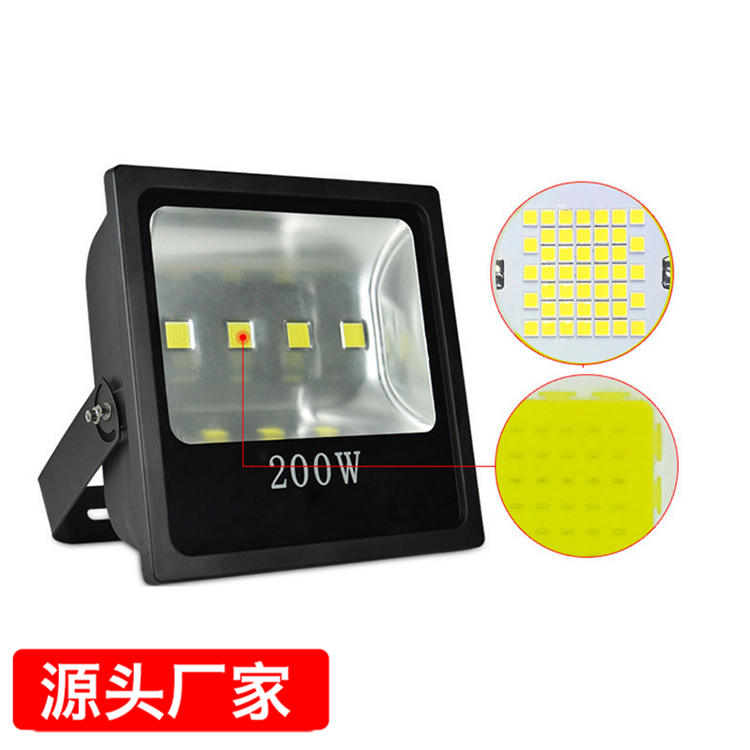 上海亚明 LED正方投光灯 户外防水IP66泛光灯 集成30W50W100W200W足瓦高亮款