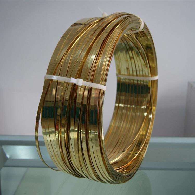 嘉利特金属 H65黄铜线 导电黄铜扁线 电镀装饰铜方线品质优