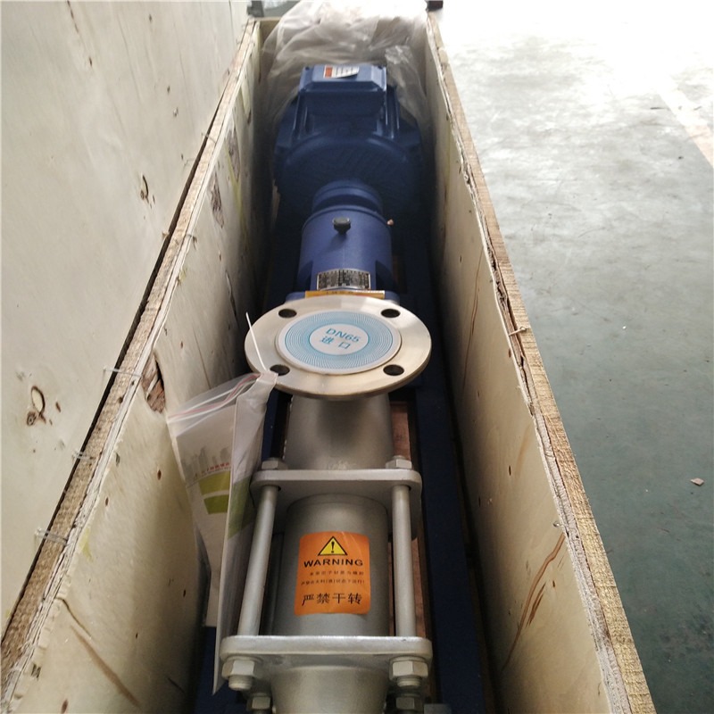 如克G230-1型单螺杆泵原油污油排污设备 高扬程卧式污泥输送泵图片