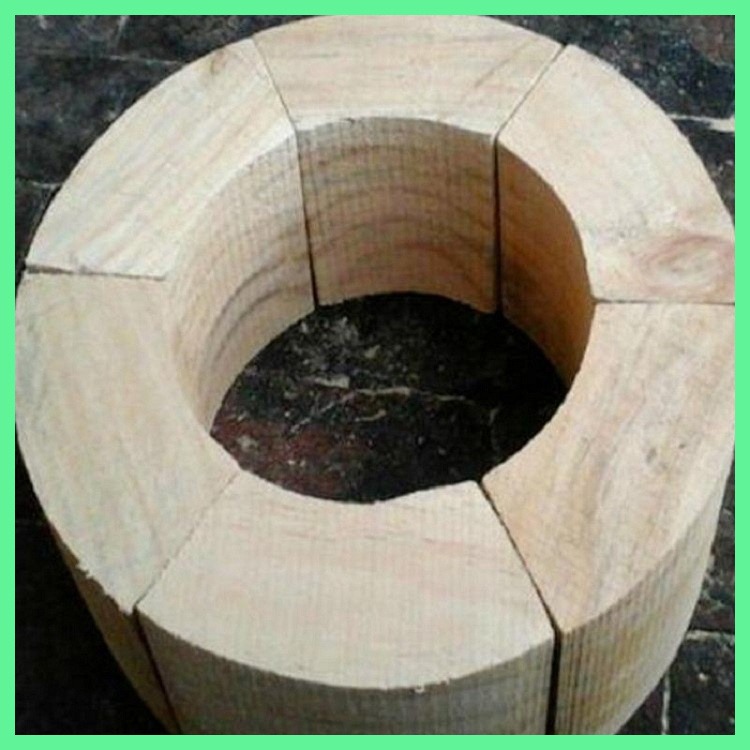 东腾 防腐型空调木托 空调水管木托 管道木支架