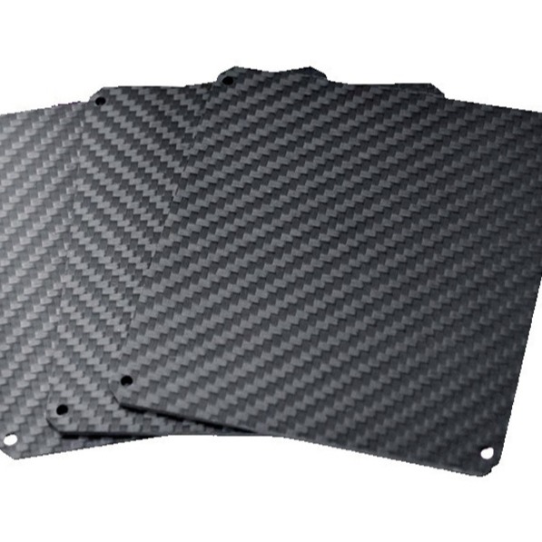 CNC加工3K碳纤维板 平纹斜纹哑光复合碳纤维板材