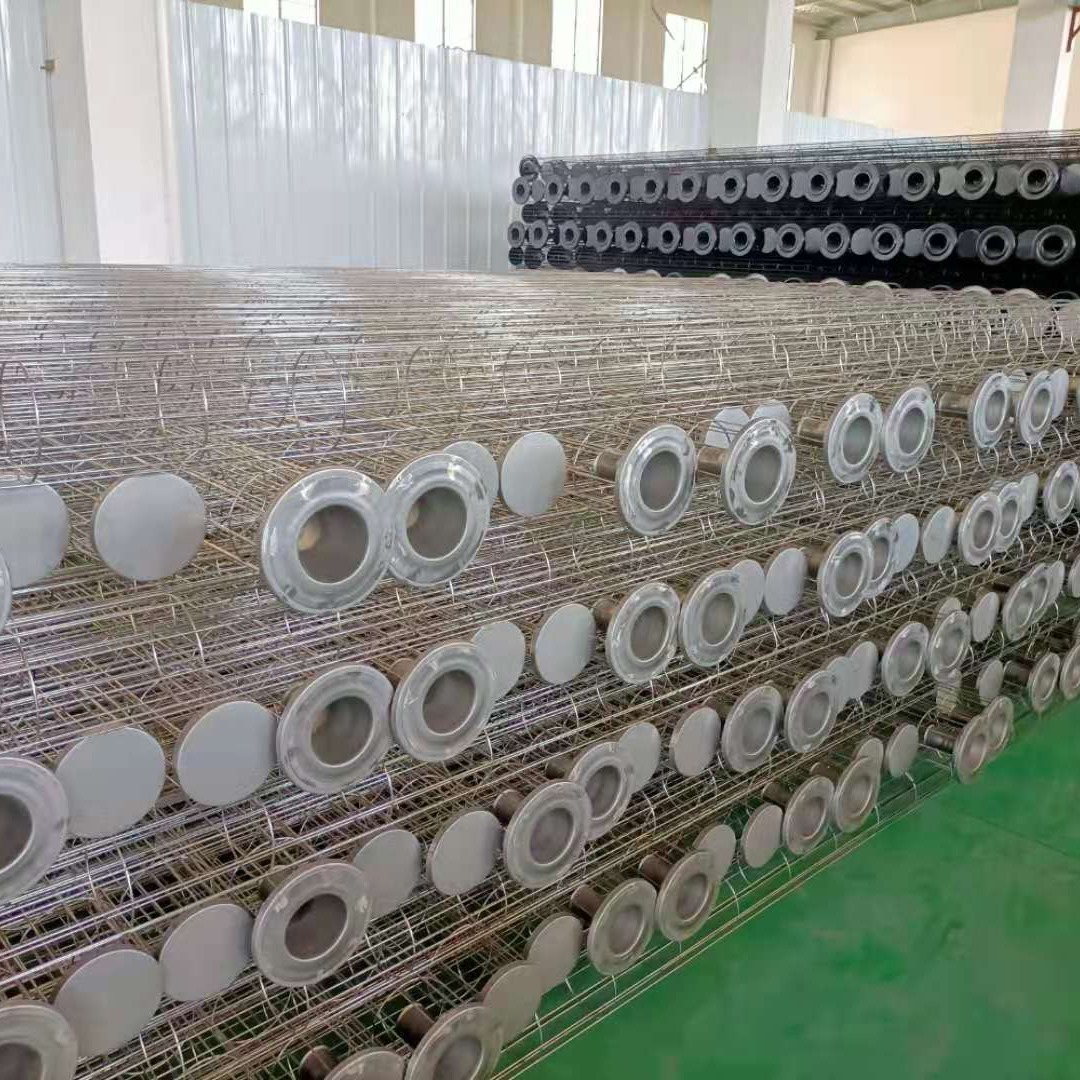 江苏滤料小镇知名生产厂家鑫泉环保不锈钢袋笼