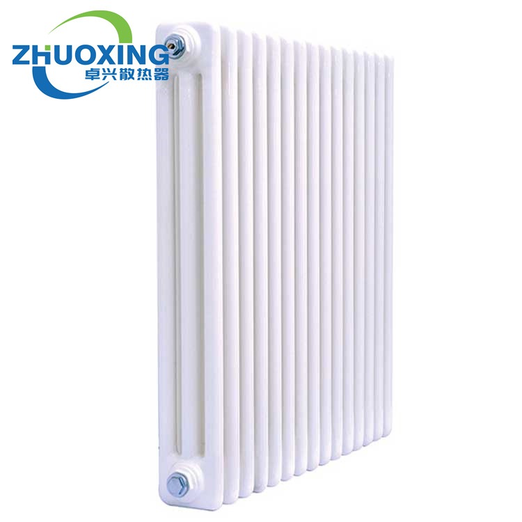 钢四柱600型暖气片 工程家用壁挂式散热器 卧室水暖循环散热器生产厂家