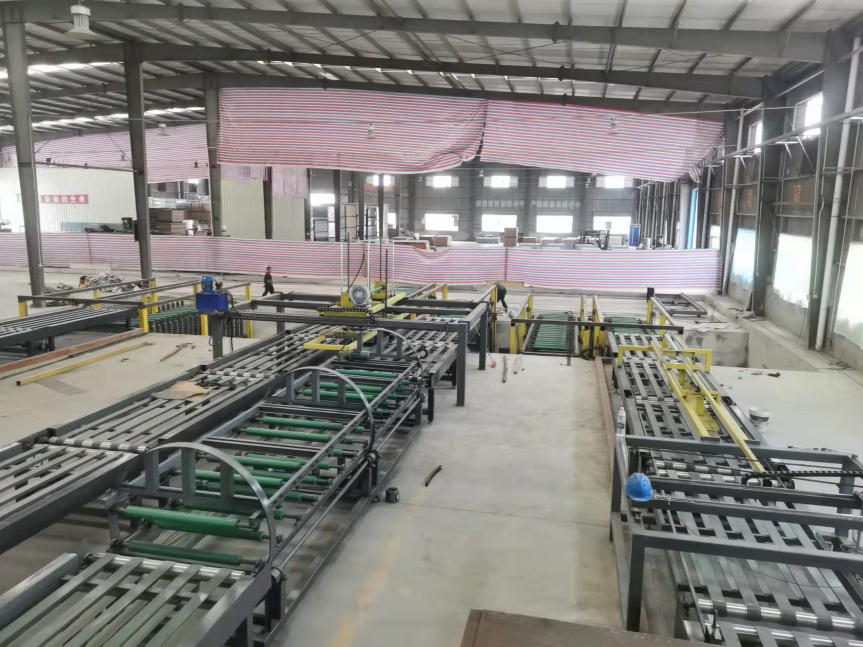 集装箱防火地板设备制造生产玻镁板的生产设备生产防火板的机器生产玻镁板设备