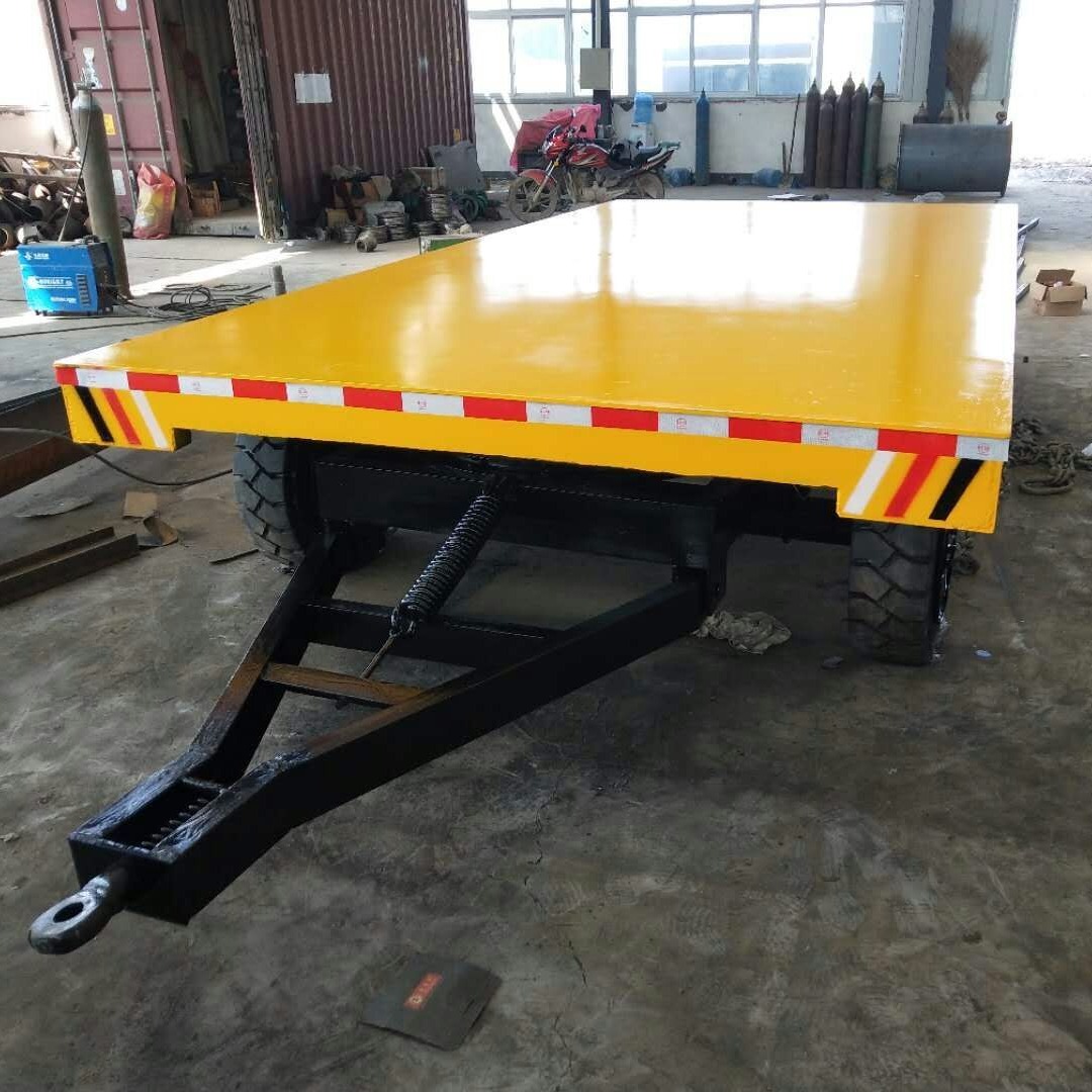 质优价廉生产平板挂车 运输搬运设备平板牵引拖车 运输牵引拖车