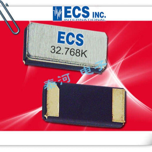 ECS无源晶体 ECS-.327-9-34QS-TR仪器设备晶振 ECS-.327-12.5-34QS-TR电脑晶振