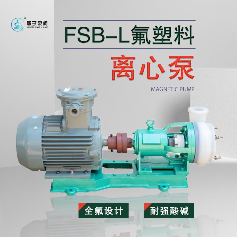氟塑料耐腐蚀离心泵 FSB离心泵 卧式离心泵  65FSB-32L 厂家直营