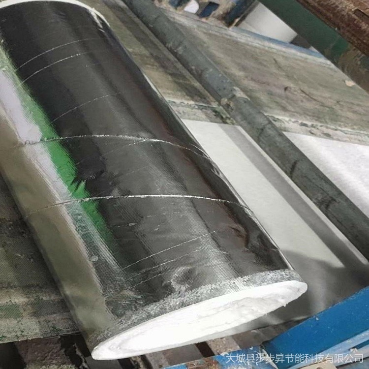 憎水型硅酸铝针刺毯步步昇硅酸铝毡单面贴铝箔纸 128硅酸铝纤维毡