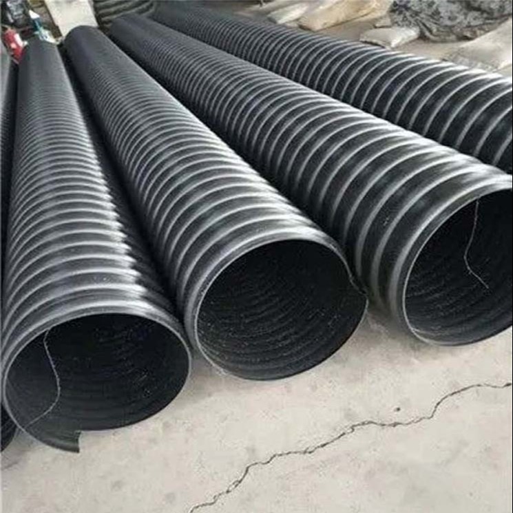 四川广元 聚乙烯钢带增强管 HDPE大口径排污管