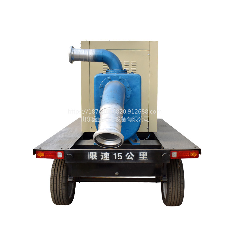 鑫盛动力大流量户外柴油机驱动水泵流量420m³/h 扬程20米