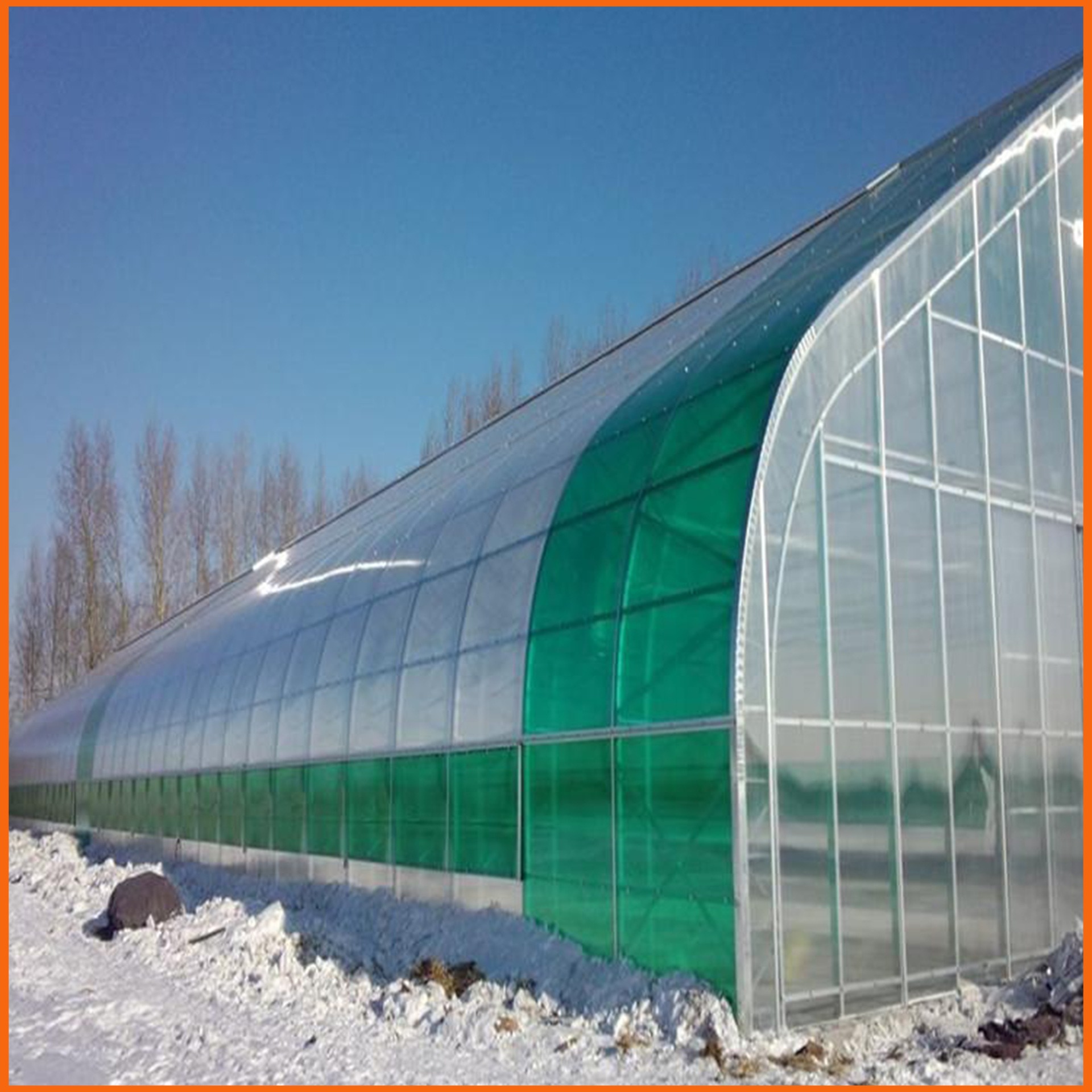 新型温室PC阳光板 安徽省透明中空阳光板 10毫米双层阳光板