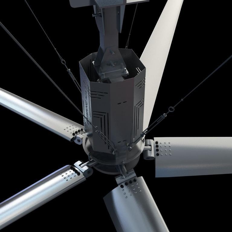 大型工业风扇 用于农贸市场的排风设备 LFT 安晟图片