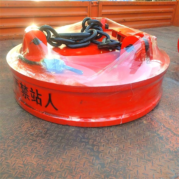 鑫运 现货供应1米3起重电磁吸盘 吸盘式废钢电磁铁价格示例图7