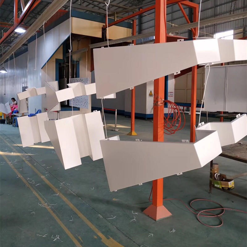 七街外墙铝单板 剖面节点2.0白色铝单板生产图 欧佰门窗造型收口造型铝板厂