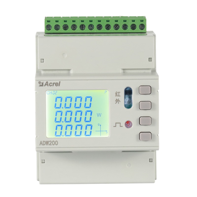 销售安科瑞多回路物联网电表ADW200-D10-1S电参量测量标配电流互感器孔径Φ16mm厂家报价