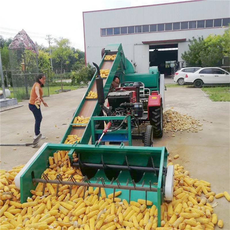 大型全自动双筒玉米脱粒机拖拉机背负式农用打棒子机干湿通用打粒