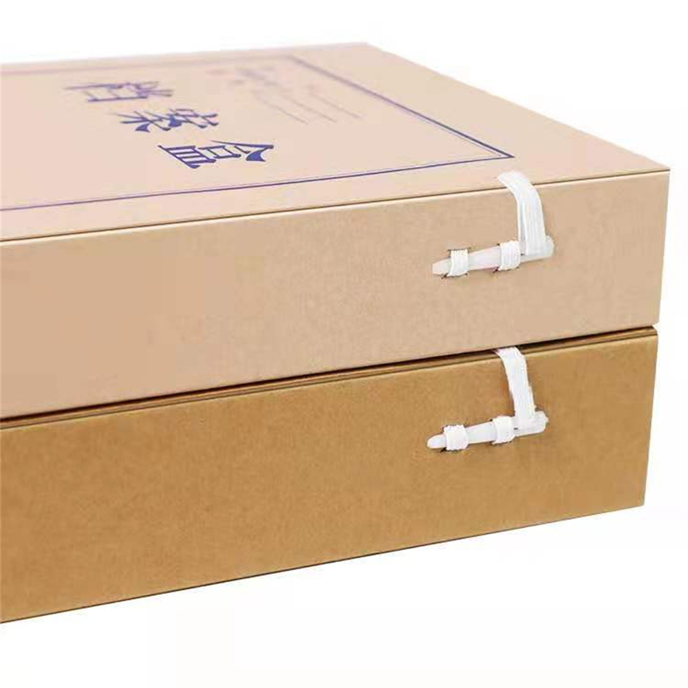硬纸板A4科技档案盒 普通牛皮纸档案盒 诚海档案 批量生产 可定制加工