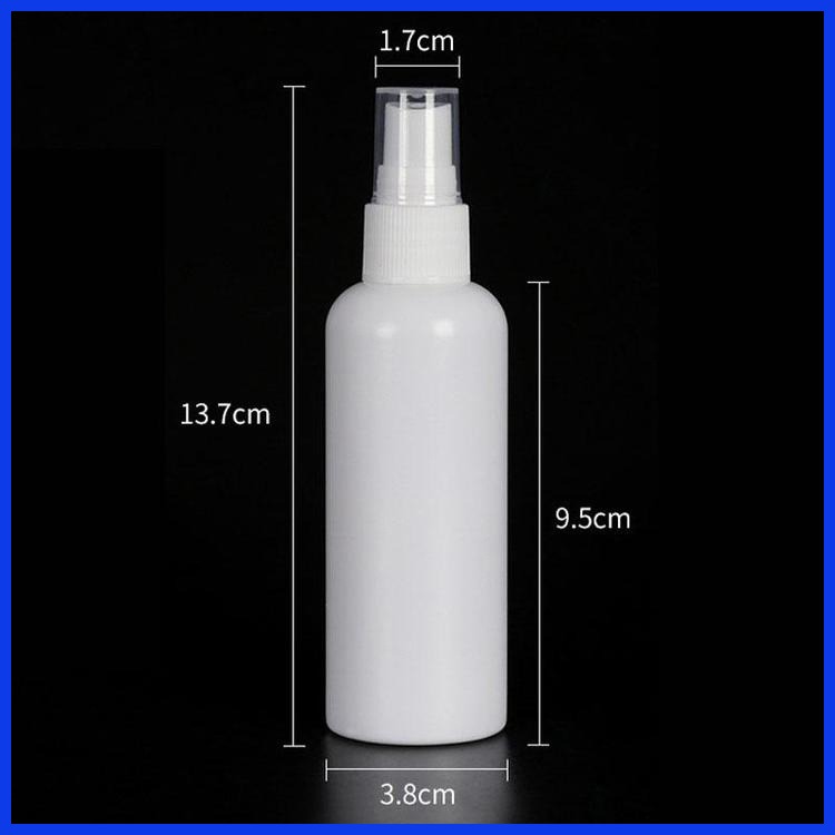 500ml白色圆柱型塑料喷壶 塑料喷雾瓶 便携式手压喷壶 博傲塑料