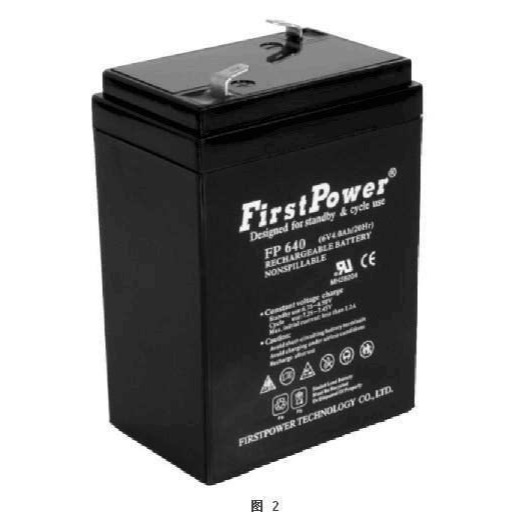 FirstPower一电铅酸型蓄电池6V4AH儿童车/门铃/消防控制器/6V系列图片