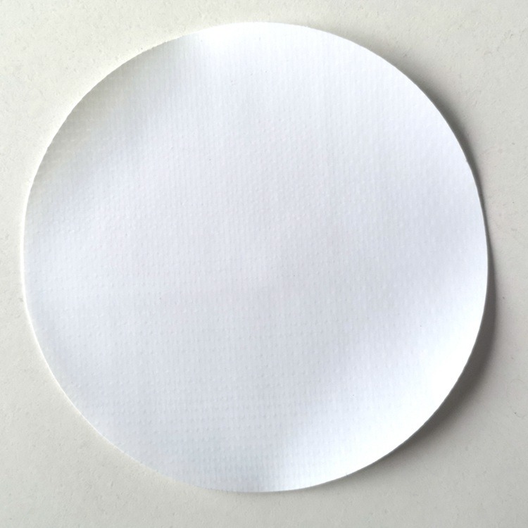 双面涂层PVC夹网布 0.32mm科宝达白色PVC防护服面料  防水面料