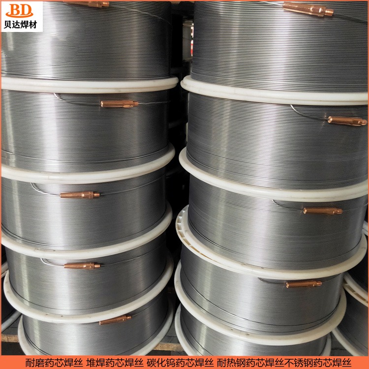 YD322冷冲模堆焊焊丝 贝达耐磨药芯焊丝规格1.2 1.6 硬度55度图片