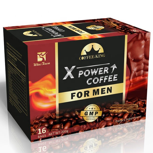 跨境电商咖啡tongkat ali Instant black energy Maca Coffee for men