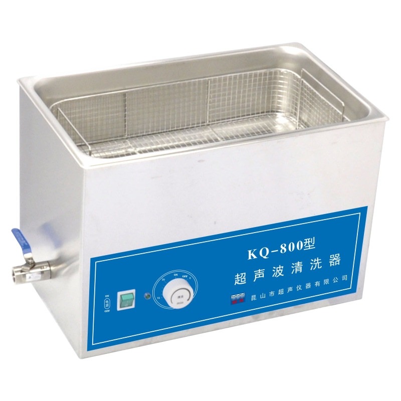 舒美KQ-800超声波清洗机 30升光学电子线路板硅片实验室器皿超声仪 五金机械压缩机汽摩清洗仪图片